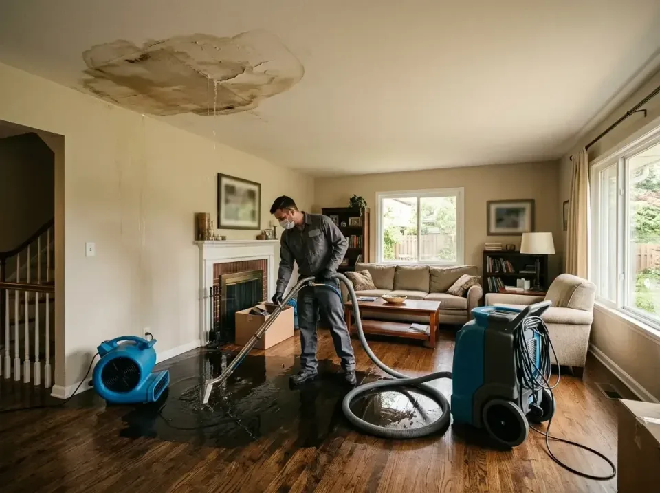 attic-pipe-burst-ceiling-drip-008 — frequently asked questions, Water Damage Restoration & Carpet Care in Ellsworth, WI